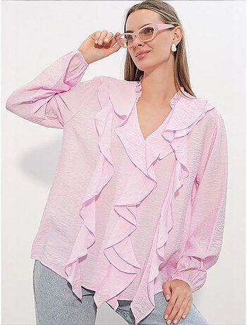 Camicia da donna in viscosa e nylon bdart