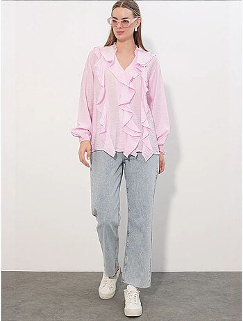 Camicia da donna in viscosa e nylon bdart