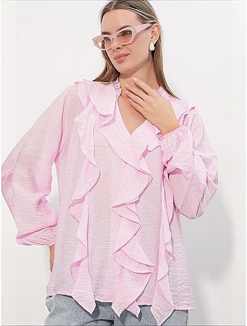 Camicia da donna in viscosa e nylon bdart