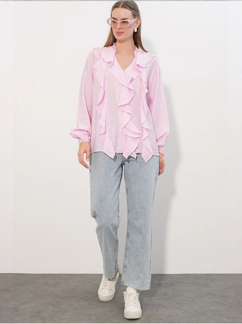 Camicia da donna in viscosa e nylon bdart Rosa - Kiabi