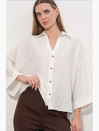 Camicia da donna in viscosa-nylon bdart