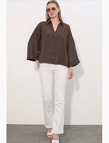 Camicia da donna in viscosa-nylon bdart