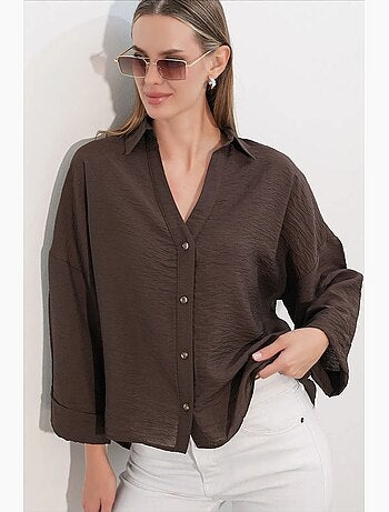 Camicia da donna in viscosa-nylon bdart