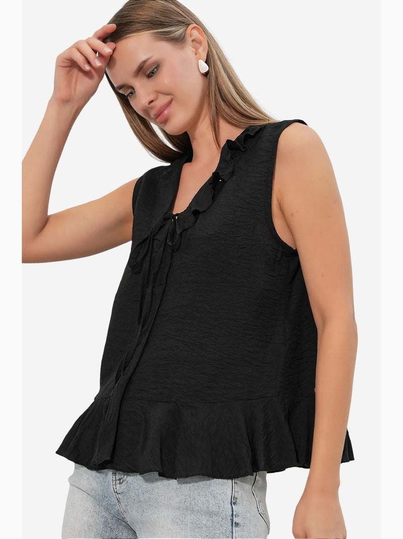 Camicia da donna in viscosa-nylon bdart Nero - Kiabi
