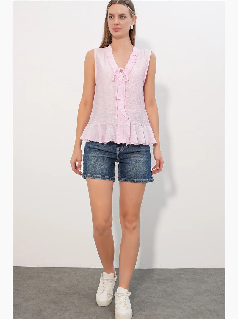 Camicia da donna in viscosa-nylon bdart Rosa chiaro - Kiabi