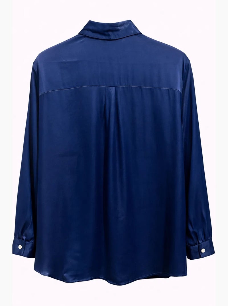 Camicia da donna in viscosa-poliestere mixray Blu marino - Kiabi