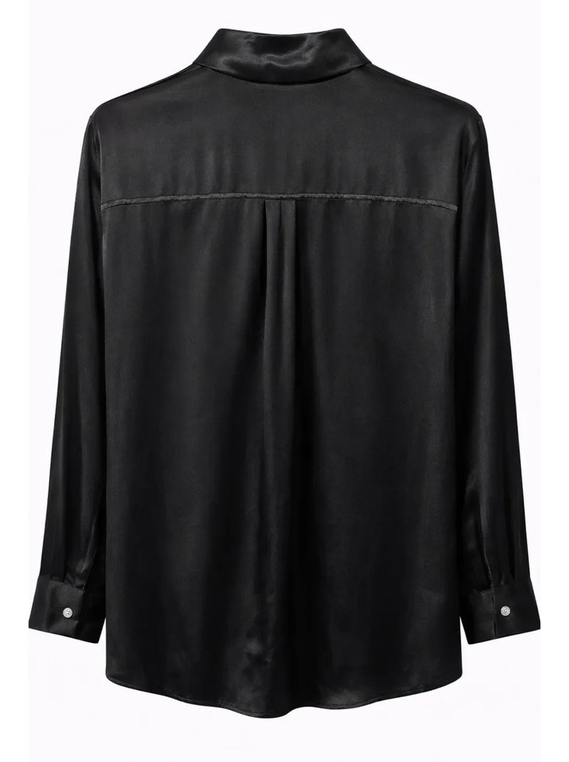 Camicia da donna in viscosa-poliestere mixray Nero - Kiabi