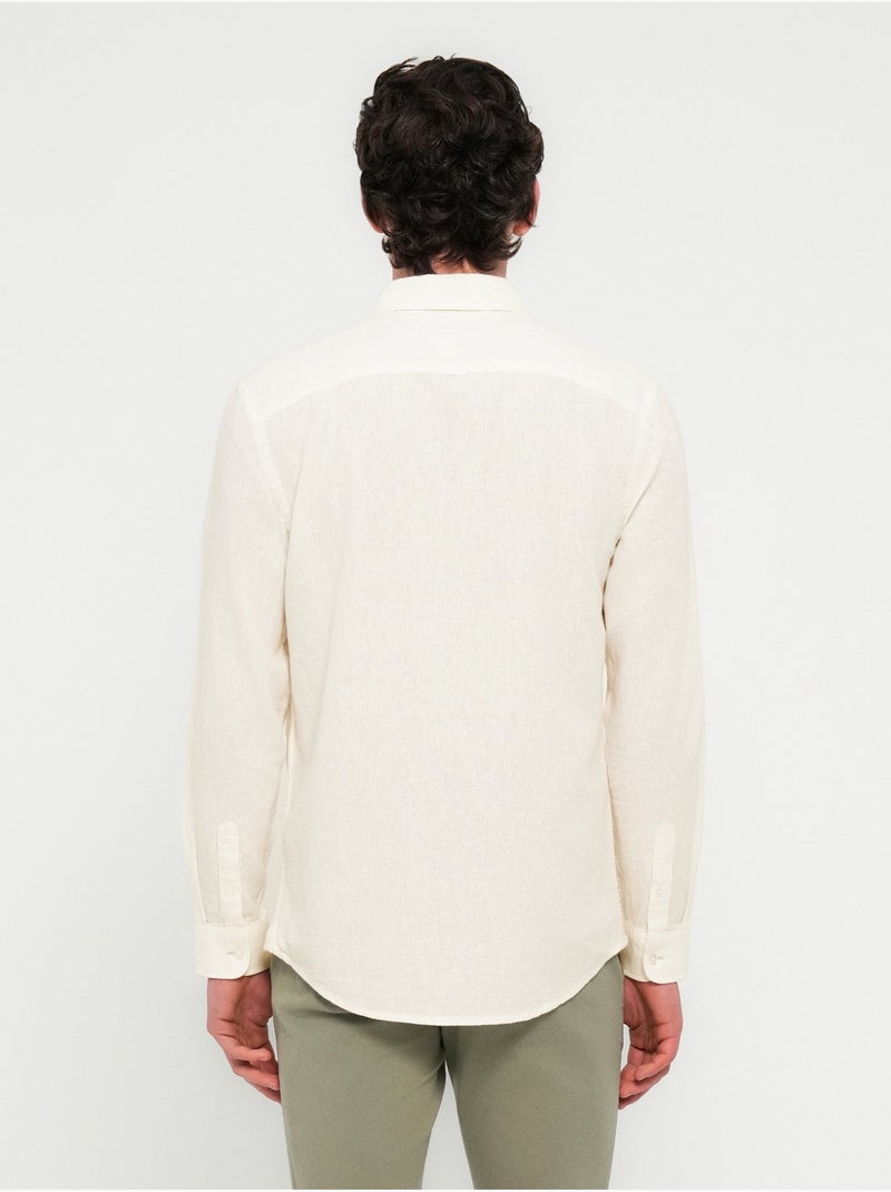 Camicia da infilare - Tommy Hilfiger Ecru - Kiabi