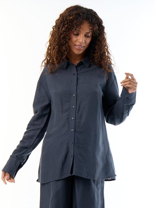 Camicia da maternità in lino misto - Kiabi