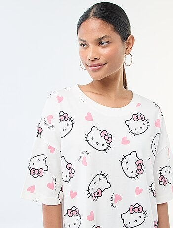Camicia da notte a T-shirt 'Hello Kitty'
