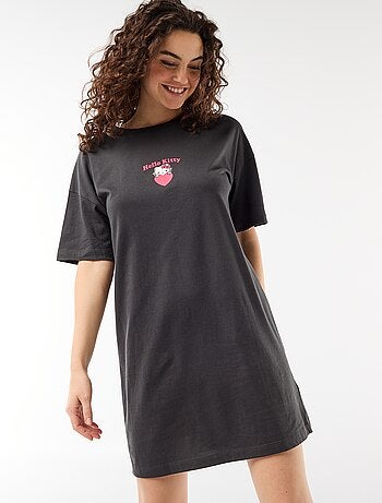 Camicia da notte a t-shirt "Hello Kitty
