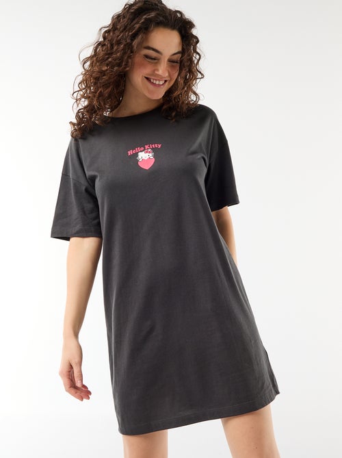 Camicia da notte a t-shirt "Hello Kitty" - Kiabi