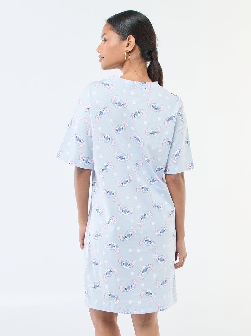 Camicia da notte a T-shirt 'Stitch' Blu - Kiabi