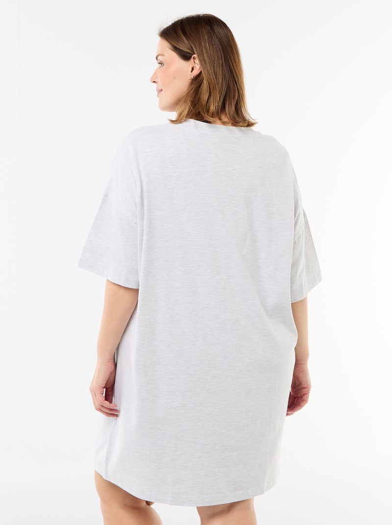 Camicia da notte a t-shirt 'Tamburino' Grigio - Kiabi