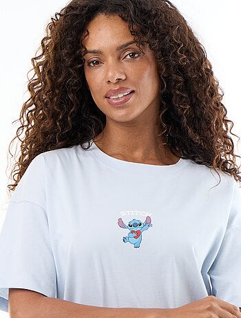 Camicia da notte t-shirt 'Stitch'
