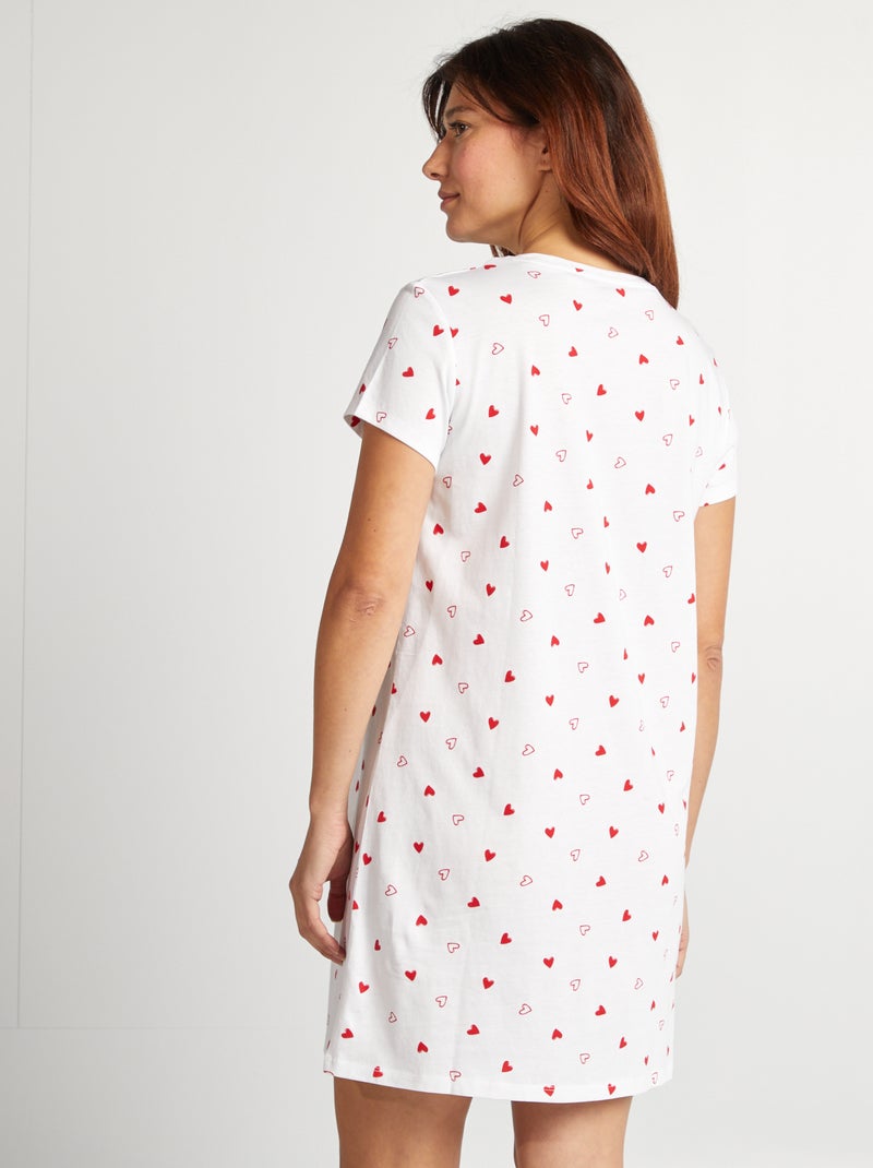 Camicia da notte BIANCO - Kiabi