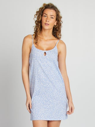 Camicia da notte con spalline sottili