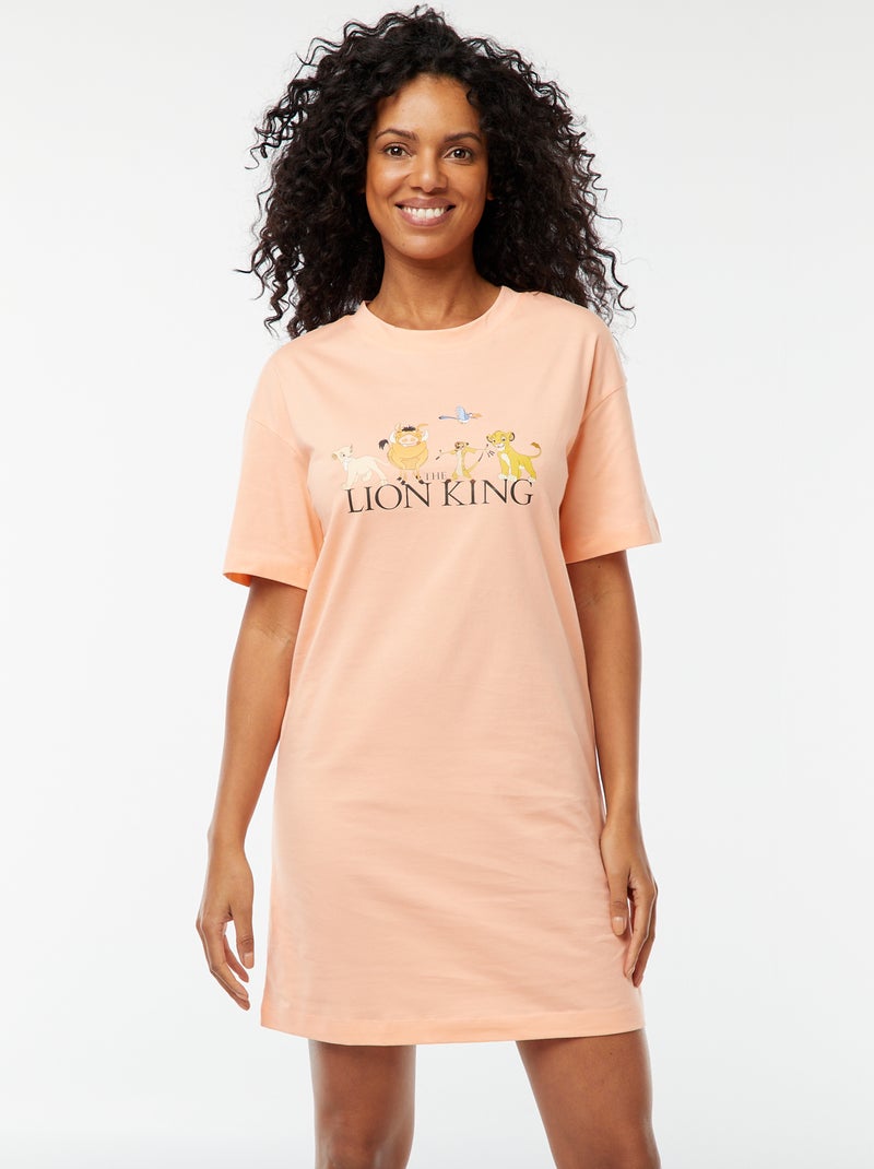 Camicia da notte con stampa 'Simba' ARANCIONE - Kiabi