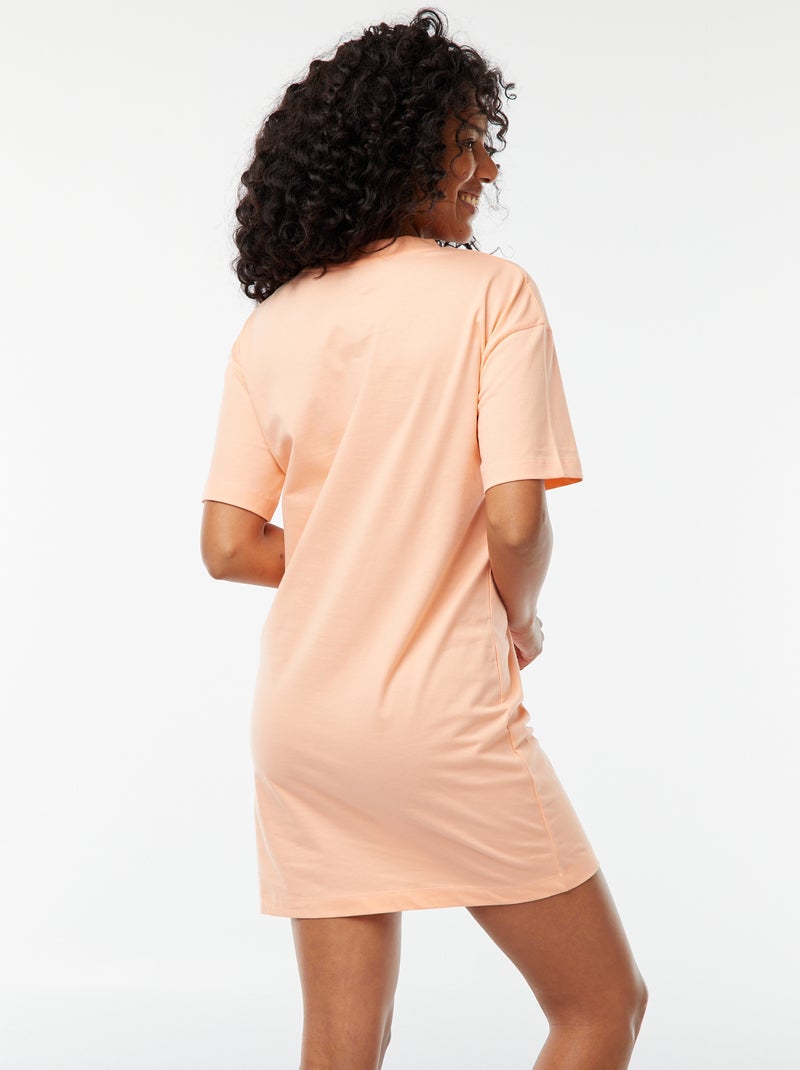 Camicia da notte con stampa 'Simba' ARANCIONE - Kiabi