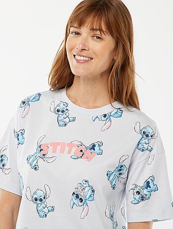 Camicia da notte con stampa 'Stitch'