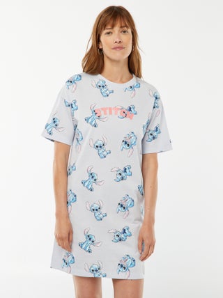 Camicia da notte con stampa 'Stitch'