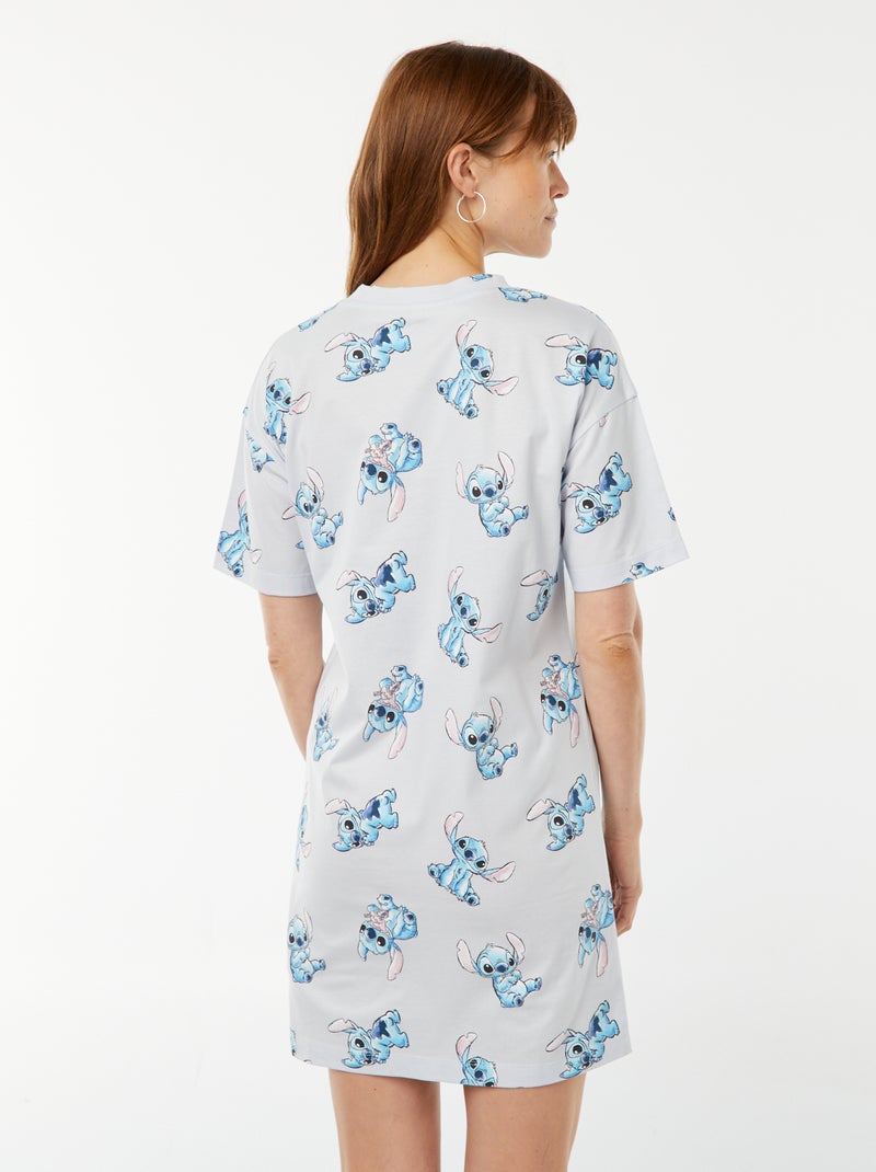 Camicia da notte con stampa 'Stitch' BLU - Kiabi