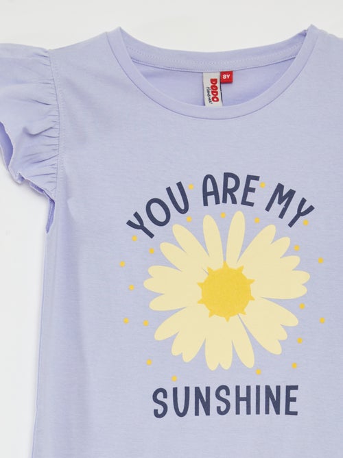 Camicia da notte con volant - Kiabi