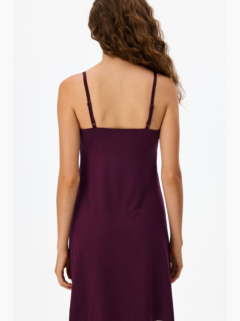 Camicia da notte donna aurora penti Viola - Kiabi