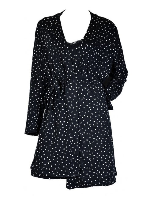 Camicia da Notte Donna Confort Completo 2 Pezzi - Kiabi