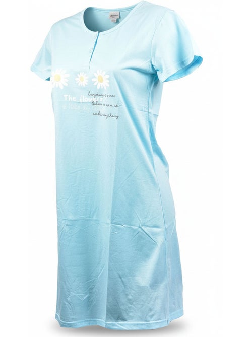 Camicia da Notte Donna Microfibre OZABI Manica Corta - Kiabi Camicia da Notte Donna Microfibre OZABI Manica Corta - Kiabi