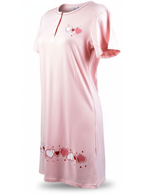 Camicia da Notte Donna Microfibre OZABI Manica Corta - Kiabi Camicia da Notte Donna Microfibre OZABI Manica Corta - Kiabi