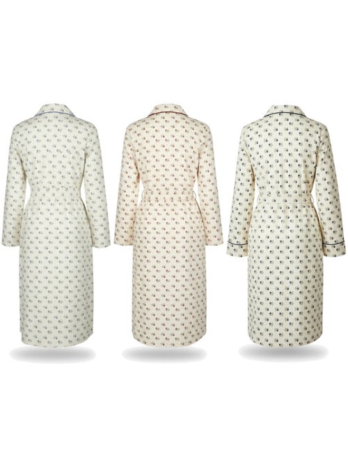 Camicia da notte donna ozabi confezione da 3, cotone, collo bottoni - Kiabi Camicia da notte donna ozabi confezione da 3, cotone, collo bottoni - Kiabi