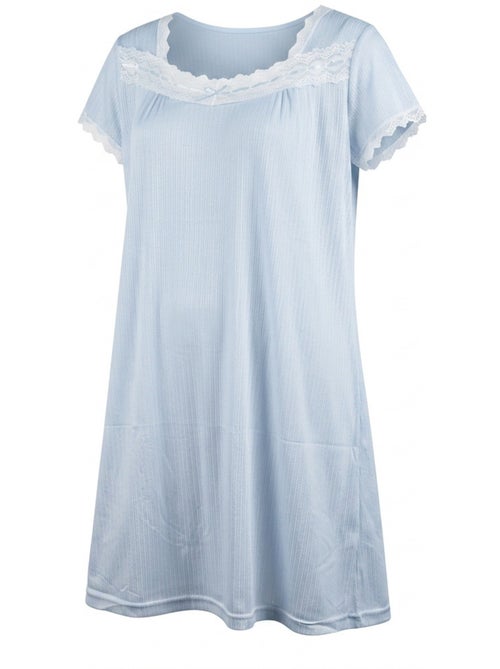 Camicia da notte donna pizzo ultra leggera OZABI - Kiabi Camicia da notte donna pizzo ultra leggera OZABI - Kiabi
