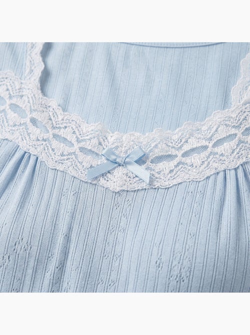 Camicia da notte donna pizzo ultra leggera OZABI - Kiabi Camicia da notte donna pizzo ultra leggera OZABI - Kiabi