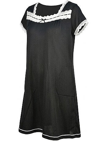 Camicia da notte donna pizzo ultra leggera OZABI