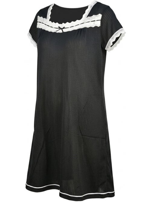Camicia da notte donna pizzo ultra leggera OZABI - Kiabi Camicia da notte donna pizzo ultra leggera OZABI - Kiabi