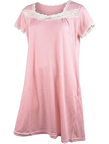 Camicia da notte donna pizzo ultra leggera OZABI