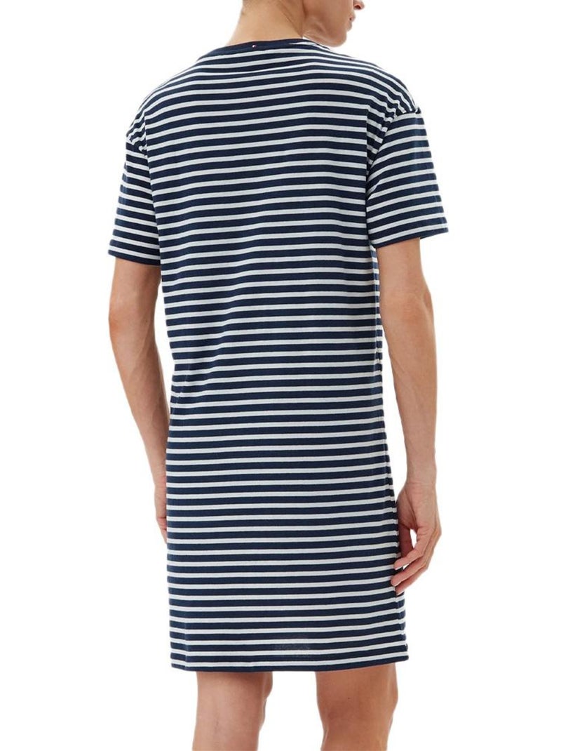 Camicia da Notte Donna Tommy Hilfiger a Righe Blu marino - Kiabi