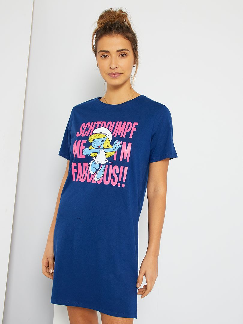 Sabor Camicia Maxi T-Shirt Camicione Manica Corta Minnie Paperina Intimo 2D