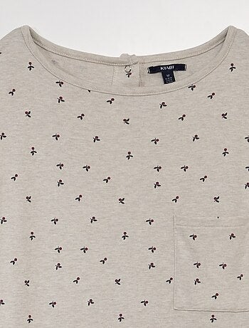 Camicia da notte in jersey - collezione facile da indossare