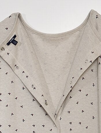 Camicia da notte in jersey - collezione facile da indossare