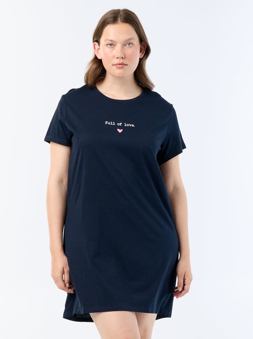Camicia da notte in jersey - Kiabi Camicia da notte in jersey - Kiabi