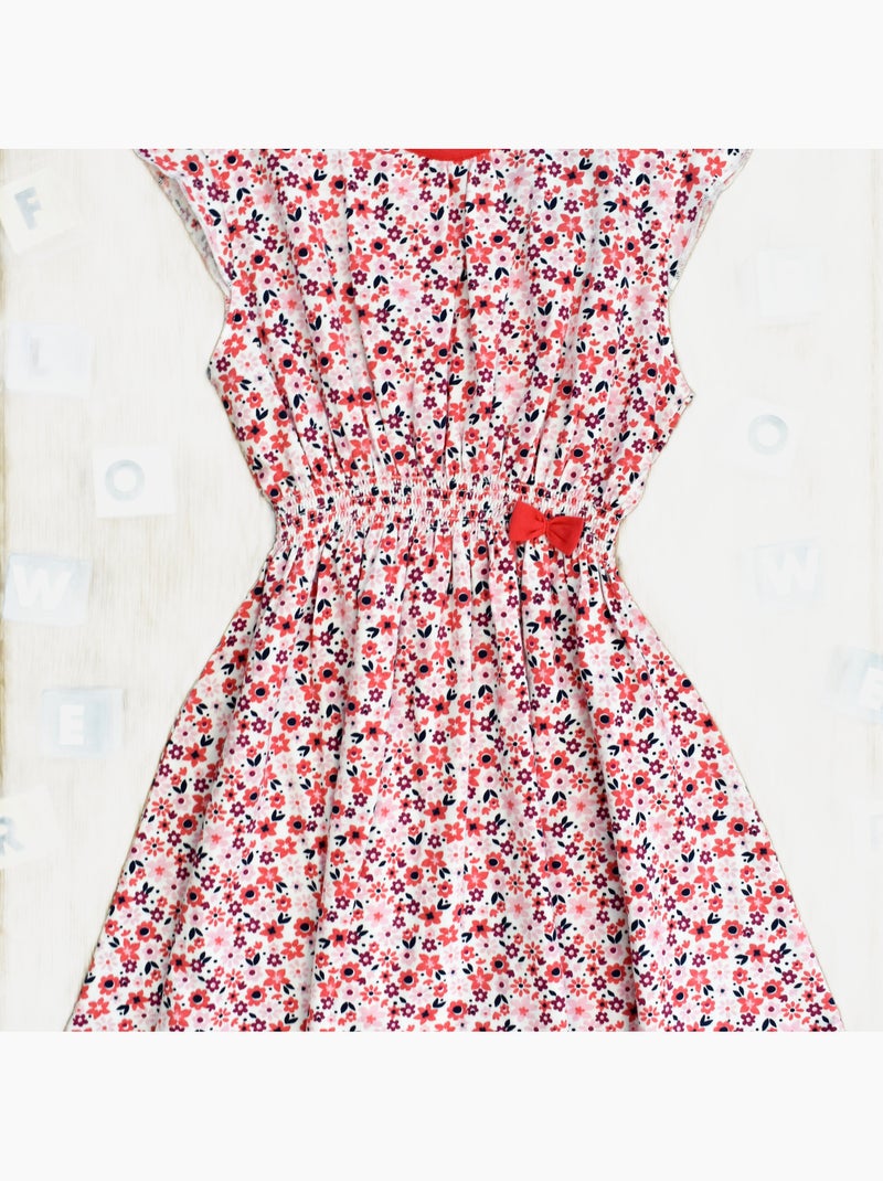 Camicia da notte in jersey 'Flower Power' di DOO&BO Rosa - Kiabi