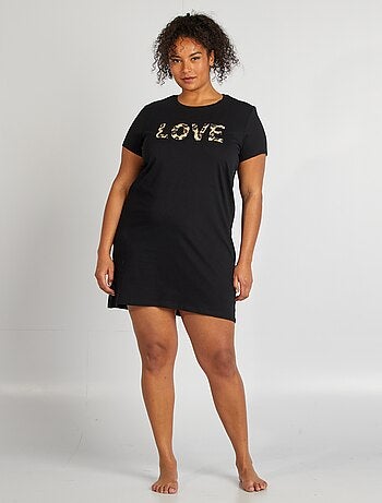 Camicia da notte in jersey