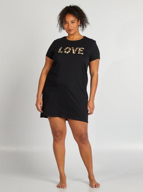 Camicia da notte in jersey - Kiabi