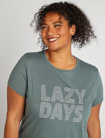 Camicia da notte in jersey