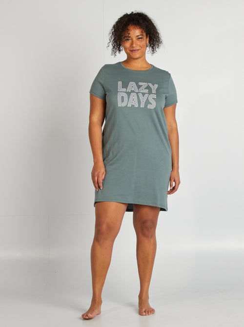 Camicia da notte in jersey - Kiabi