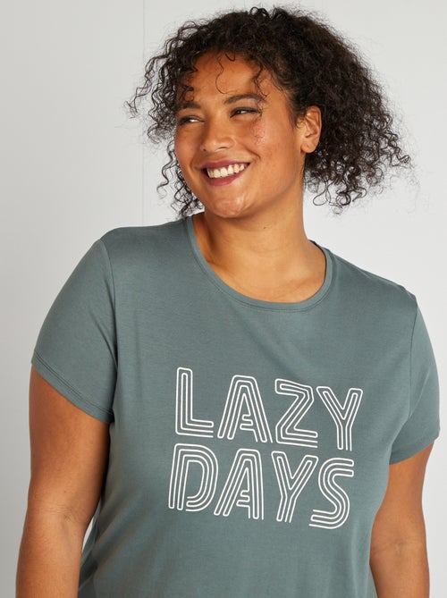 Camicia da notte in jersey - Kiabi