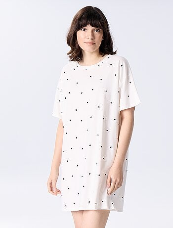 Camicia da notte in maglia jersey