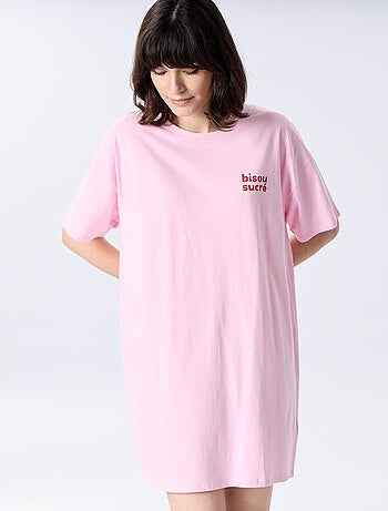 Camicia da notte in maglia jersey